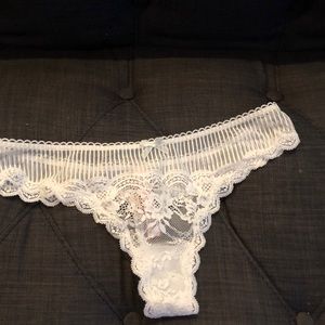 Victoria Secret white thong